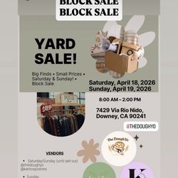 Block yard sale