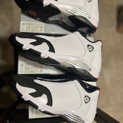 Jordan 14 Retro Black Toe (2024) Size 12M
