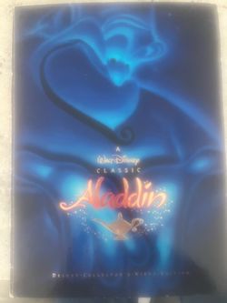 Disney Aladdin Deluxe Collector’s Edition VHS Box Set