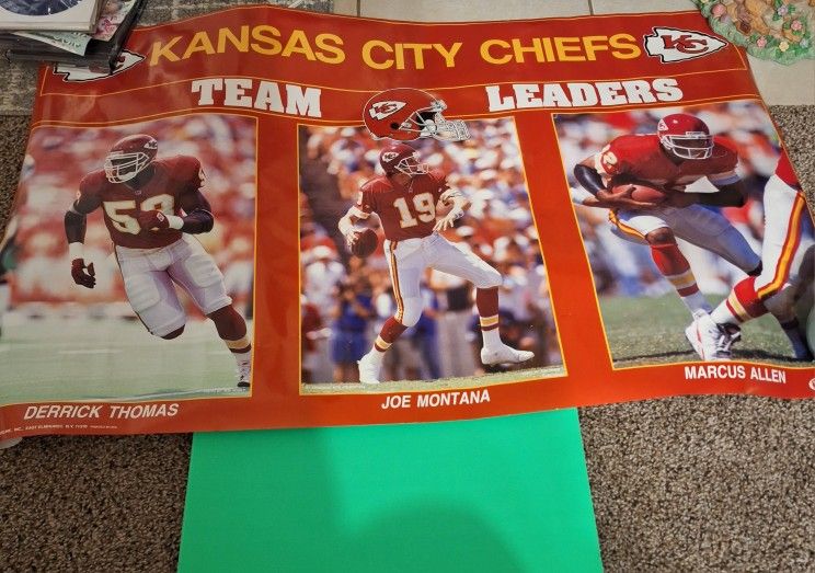 Kansas City Chiefs Team Leaders #4147 Poster-$30.00