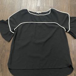 Womans Black And White Shirt Size XL By Calvin Klein #4