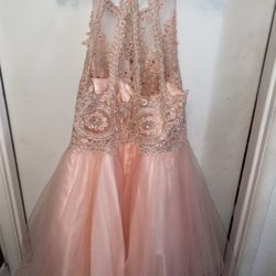 pink color dress