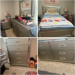 $850 Full Bedroom Set 7 Pcs