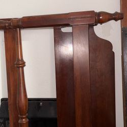 Red Wood Queen Bed Frame 