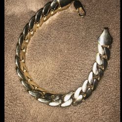 Cuban Bracelet 14k Gold Plated