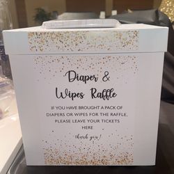 Diaper Raffle Box