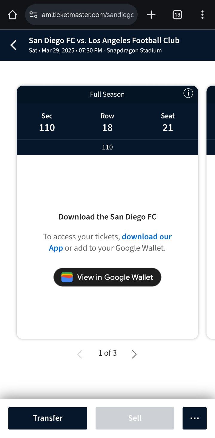 Sdfc Vs Lafc