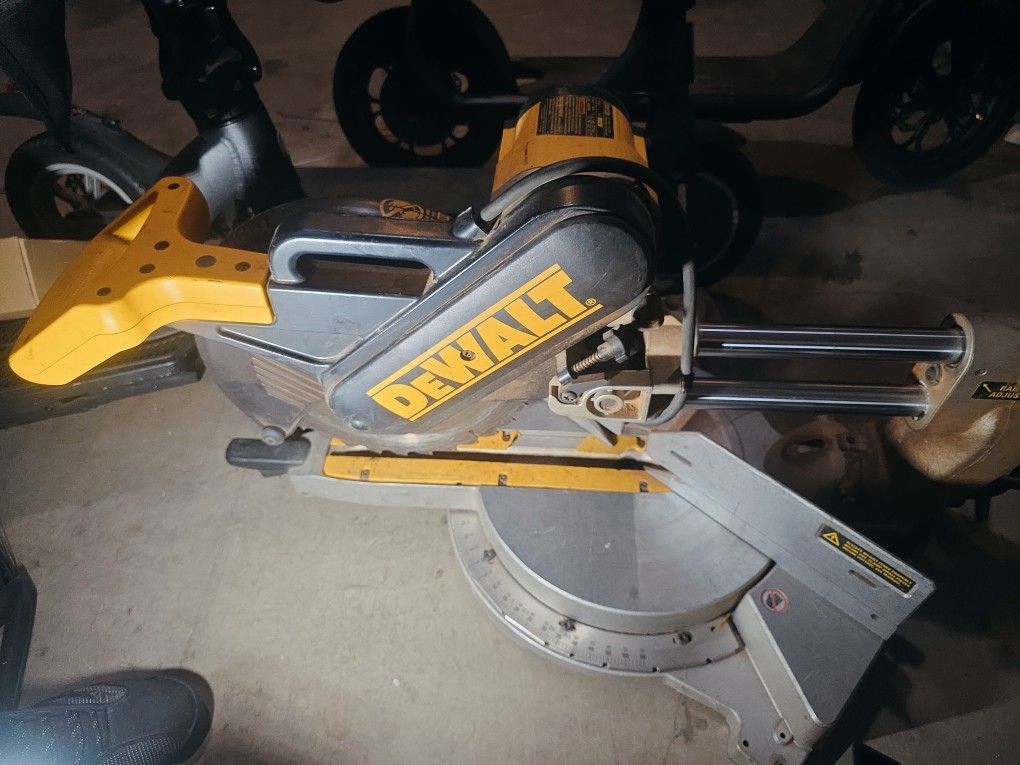 The DeWalt DW708 12" (305mm) Sliding Compound Miter Saw
