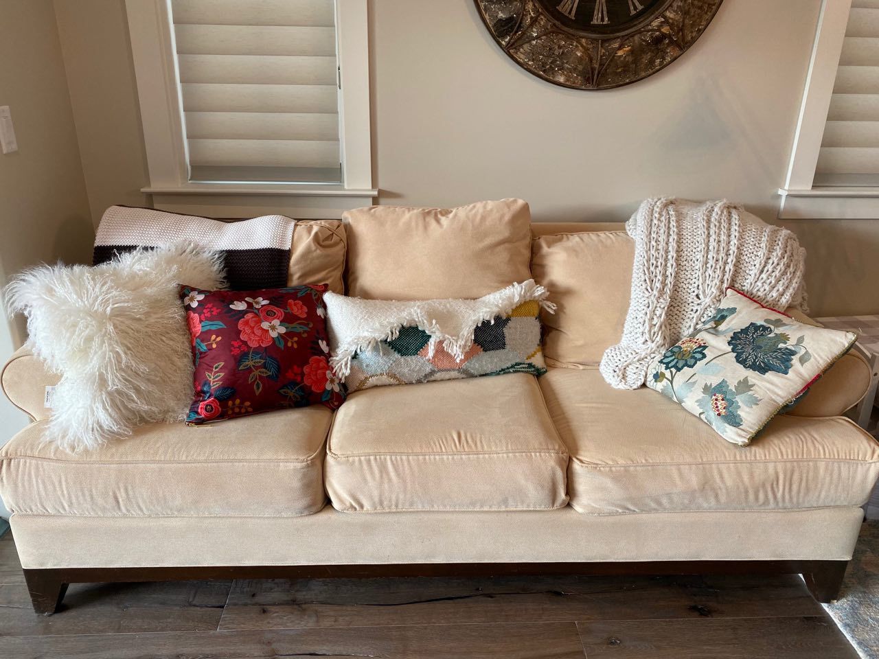 Loveseat and couch