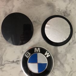 BMW Hood Trunk Logo Emblem Badge 82mm 3.2 inch