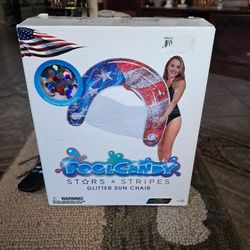 Stars And STRIPES Glitter Sun Chair