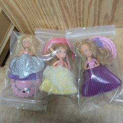 Cupcake Dolls Set of Three