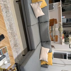 Gray Sectional Sofa