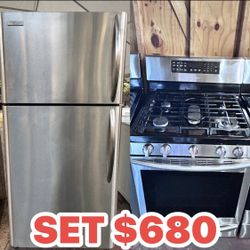 SET DE REFRIGERADOR Y ESTUFA EN BUENAS CON DICIONES CON 30 DÍAS DE GARANTÍA 