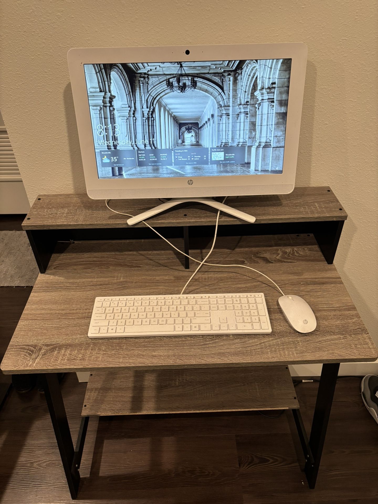 Hp All In One Computer And Desk