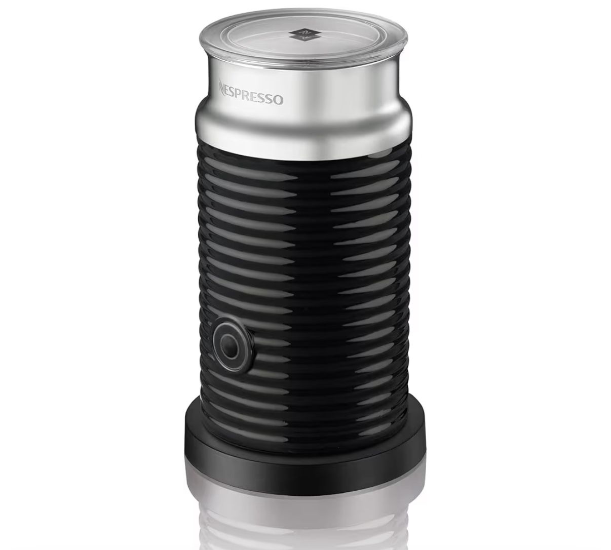 Nespresso Aeroccino 3 Milk Frother, Black, Steel