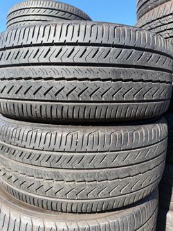 (2) 215/45R17 PAIR OF USED TIRES YOKOHAMA 65% LIFE !!