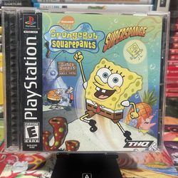 SpongeBob SquarePants Super Sponge PlayStation 