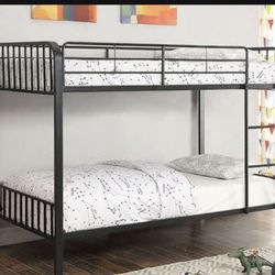 Brand New Twin Twin Metal Bunk Bed Frame 