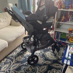 Coche Para Bebés Con Silla De Carro (Baby Trend)stroller and Car Seat Combo!