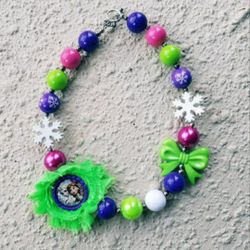 Disney Frozen Bubble Gum Necklace New