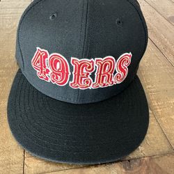 San Francisco 49ers New Era Black Snapback Hat