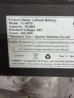 48v lithium ion battery