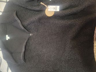 Nwt fuzzy pullover halfzip 3x