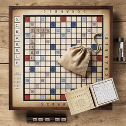 Vintage Inspired Restoration Hardware Scrabble Set 
