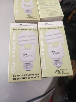Energy saving light bulbs
