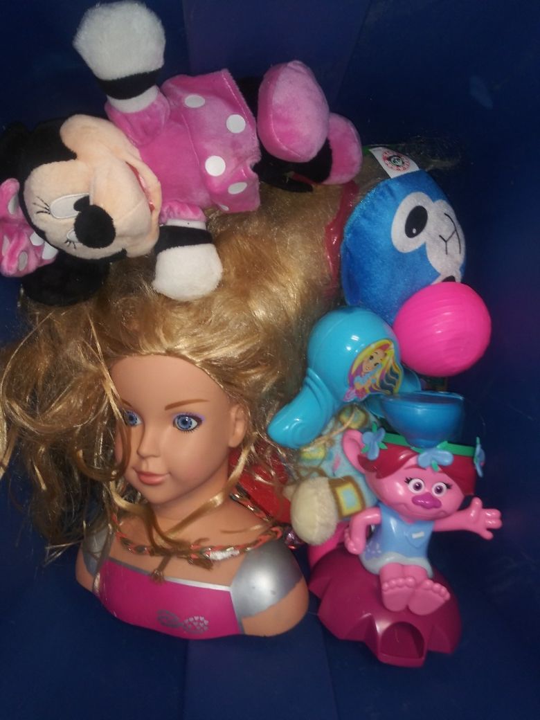 Box of girls toys baby girl toddler toys