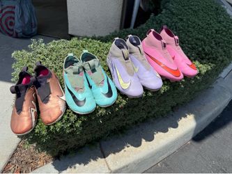 Kids soccer cleats: 11c-1Y, Nike Adidas
