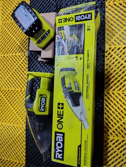 Ryobi 18V Cordless Multi-Surface Handheld Vacuum Kit with 2.0 Ah Battery and Charger
