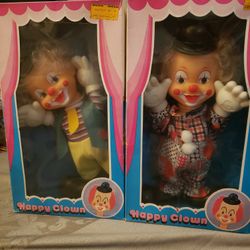 Vintage Happy Clown Dolls