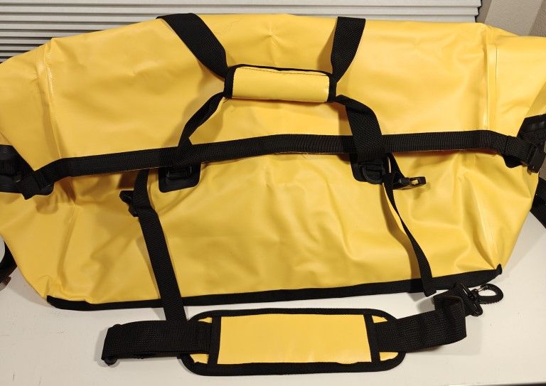 “NEW” TODAY’S ADVENTURE 22in LARGE ULTRA-DRY DUFFEL BAG (WATERPROOF) Yellow 🌞 Summer ⛱️