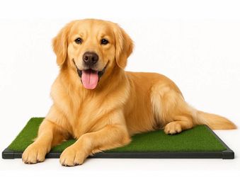 Artificial Grass Puppy Pee Pad with Tray