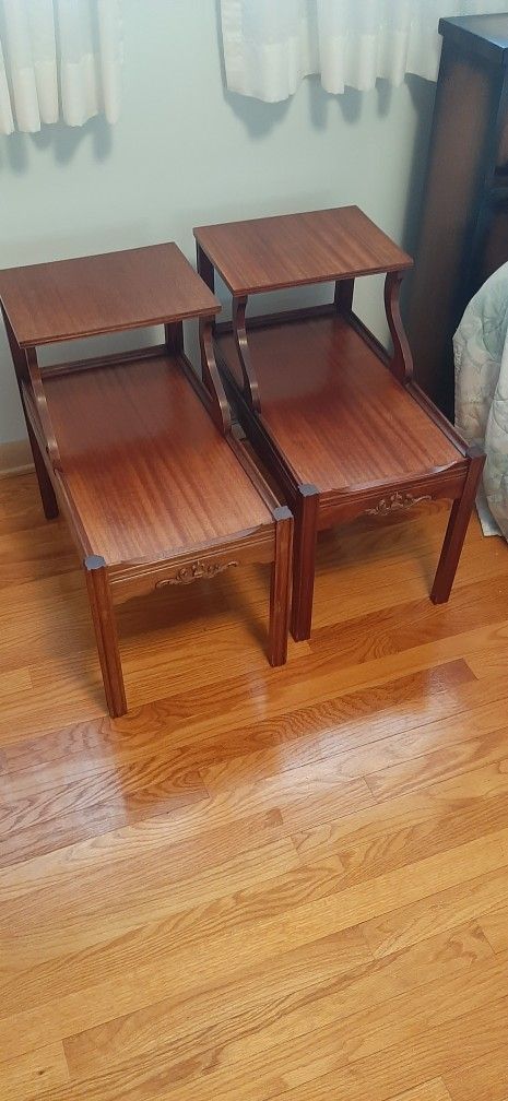End TABLES Refinished For LR Or BR