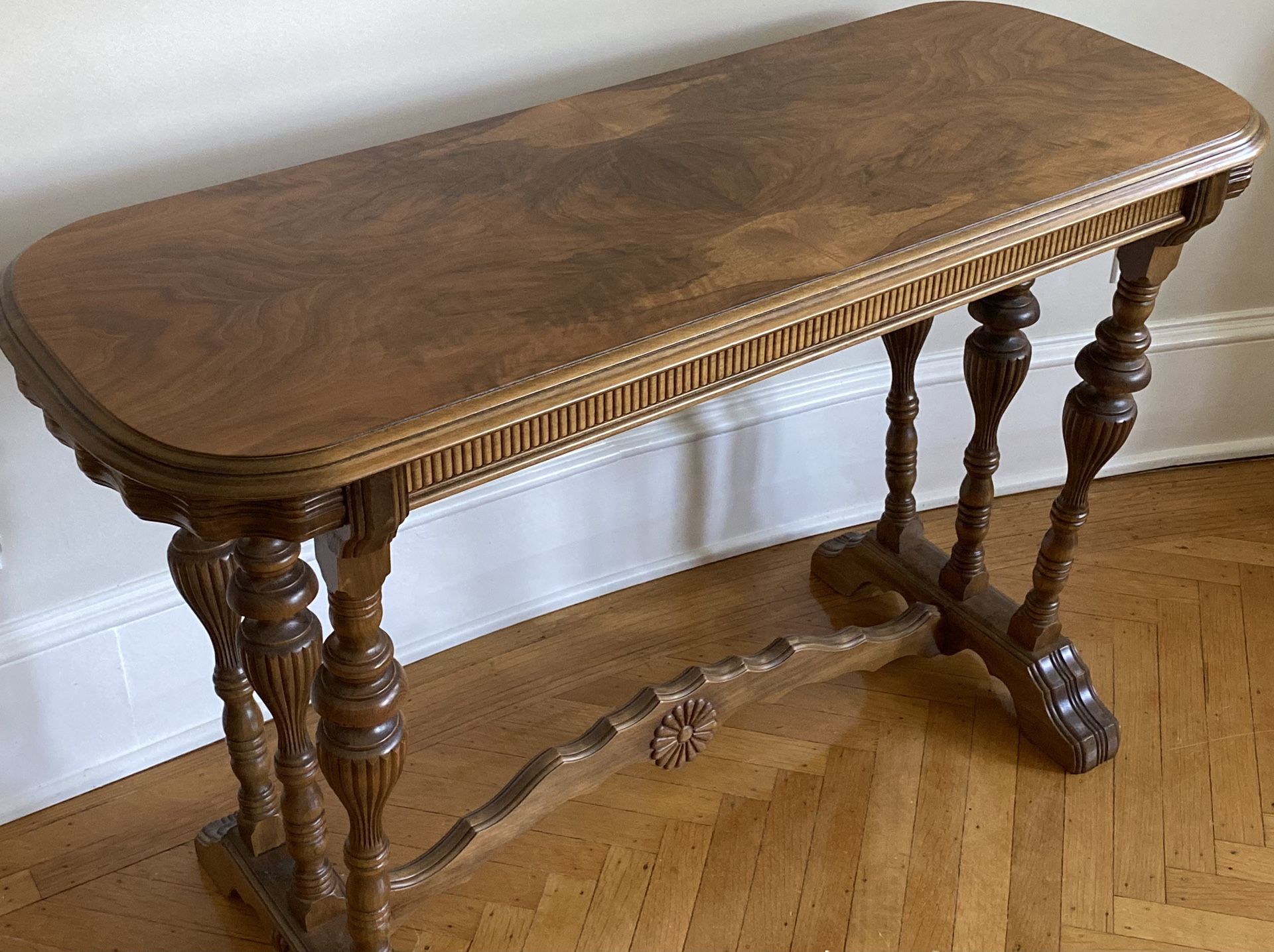 Vintage Library Wood Table