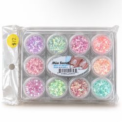 Mia Secret Mix-Flakes Nail Art Set 12 Colors