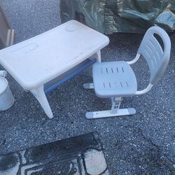 Durable Kids Table And Sturdy Chair 