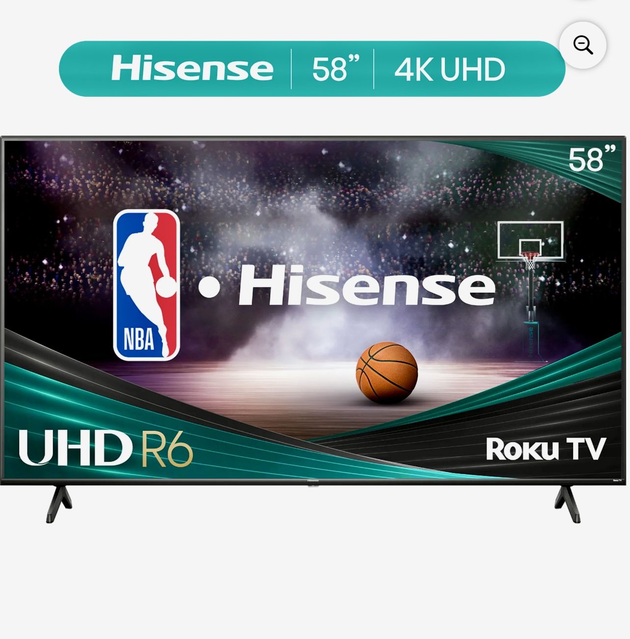 Hisense 58” Smart TV 4K (Roku TV)