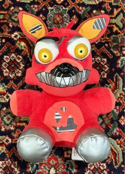 FUNKO FNAF NIGHTMARE PÍRATE FOXY RED PLUSH. 8” stuffed animal
