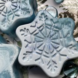 Frosted Snowflake Soap 