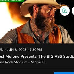 Post Malone Section 118 Row 24