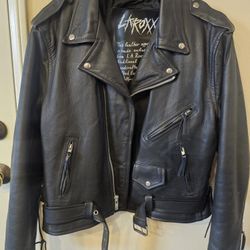 Laroxx Vintage Leather Jacket Size 46 L-xl