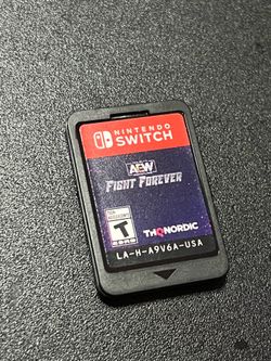 Nintendo Switch Console Game: AEW FIGHT FOREVER sports wrestling competition