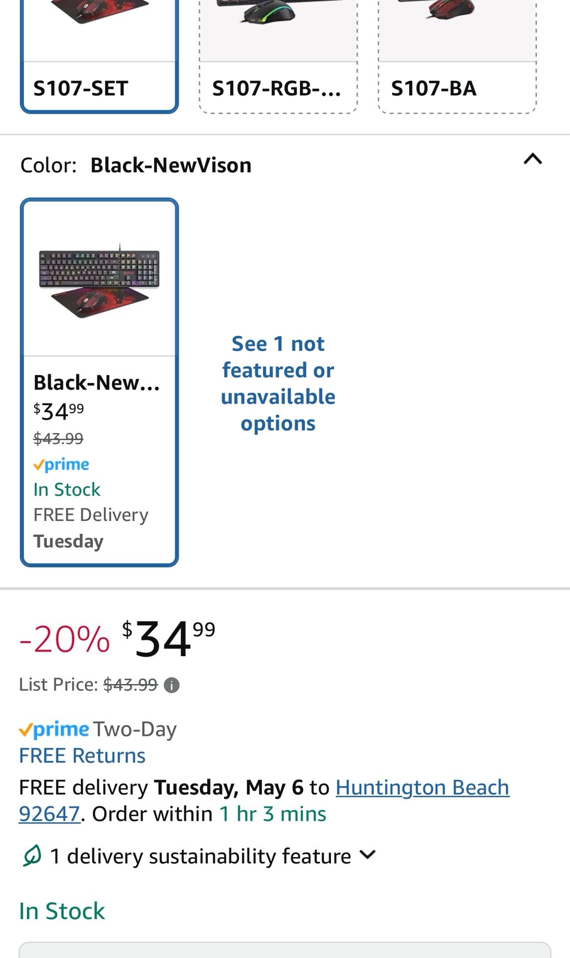 Redragon S107 Keyboard