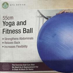 Yoga and fitness ball
