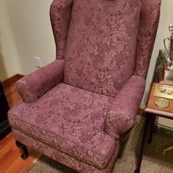 PENDING Floral Wingback Chair