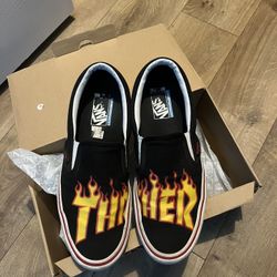 Vans X Thrasher Slip-Ons Size 11 